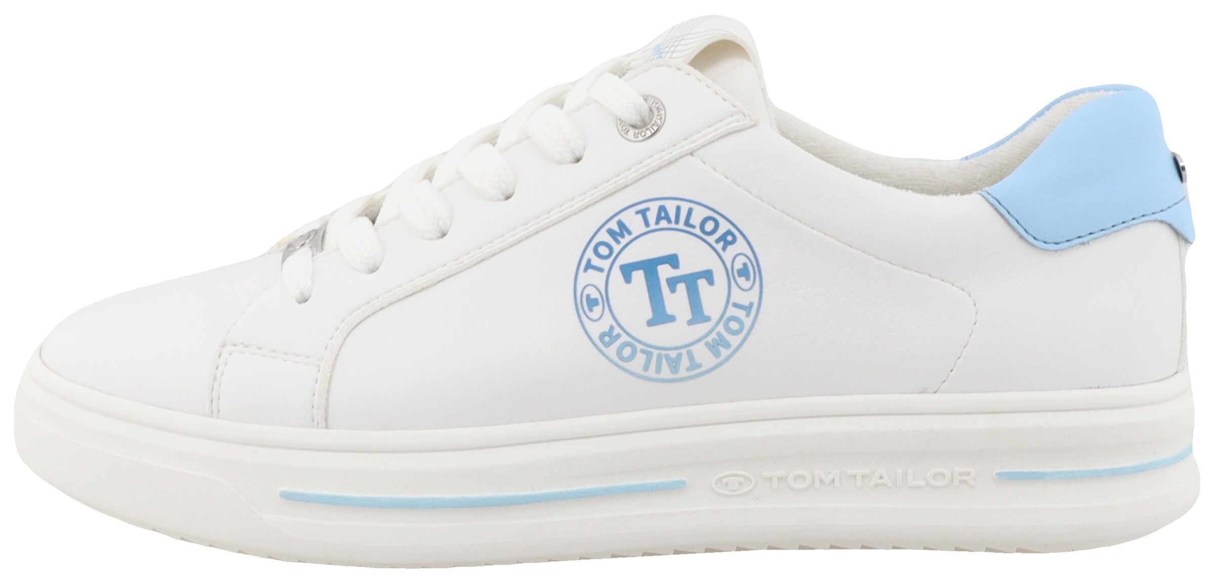 TOM TAILOR Sneaker in Weiß