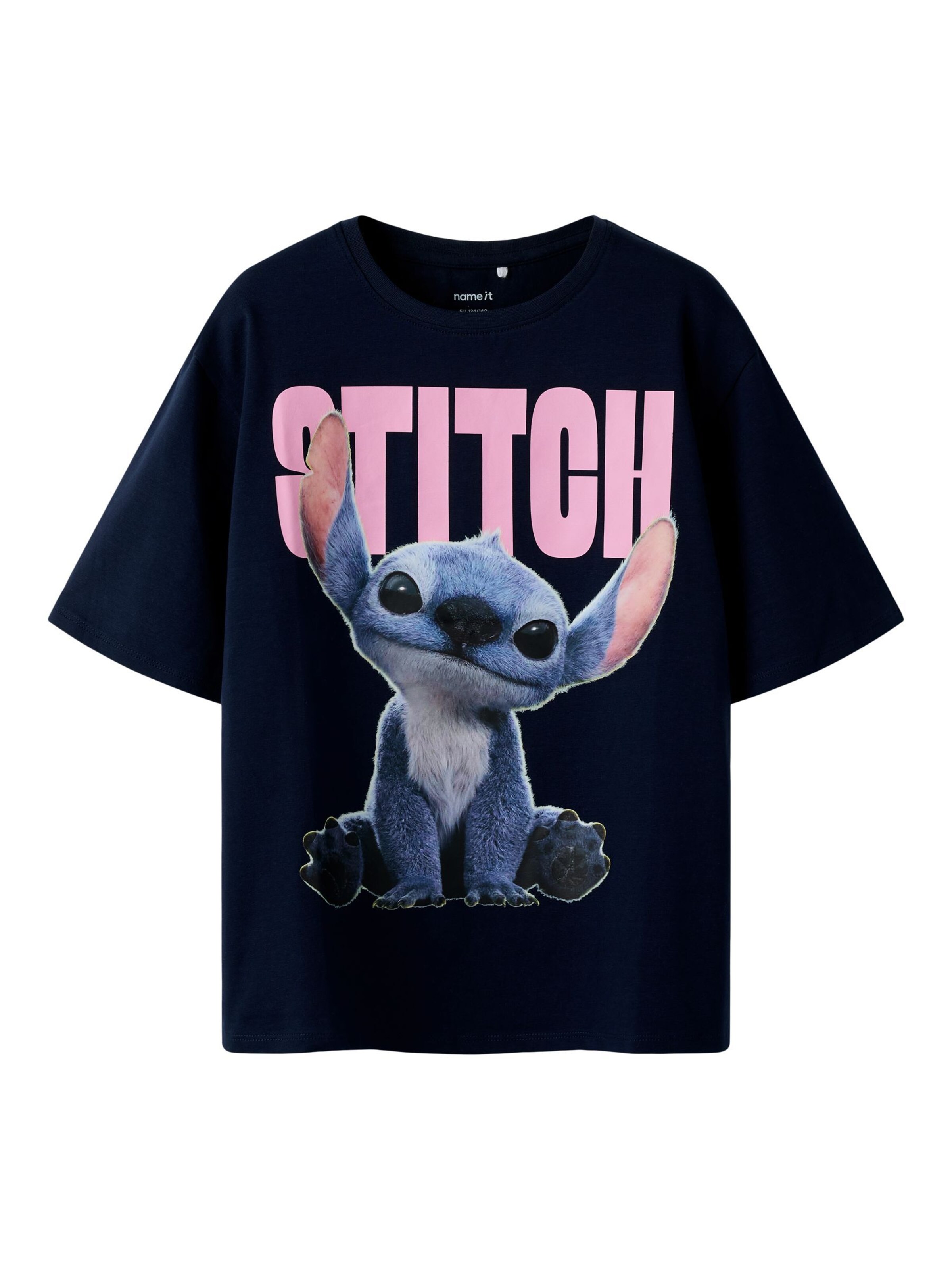 zils NAME IT T-Krekls 'NKFNibus Stitch'