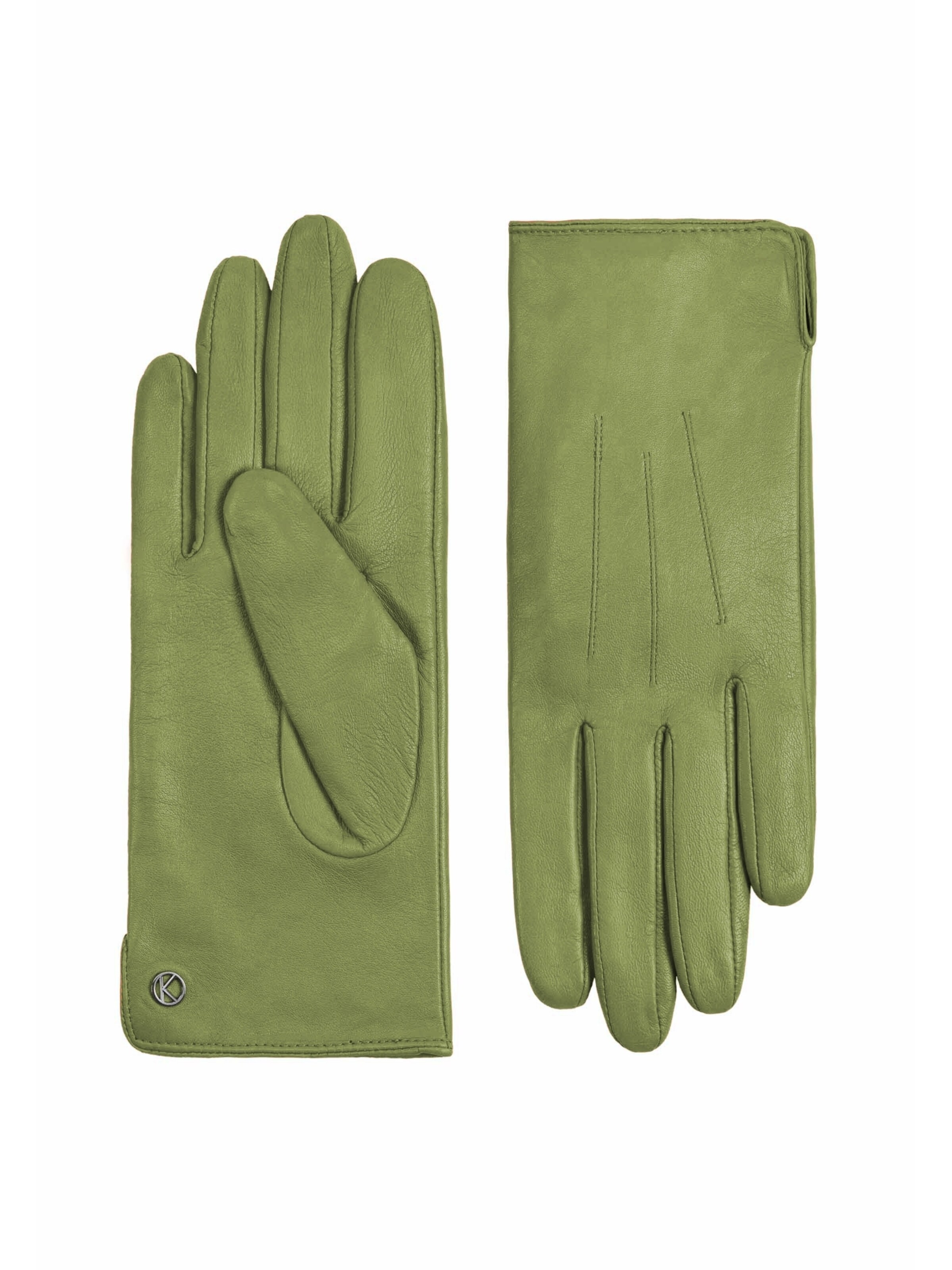 KESSLER Full Finger Gloves 'CARLA' in Green