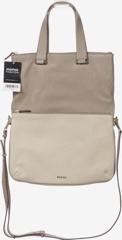 FOSSIL Handtasche gross Leder One Size in Grau: predná strana