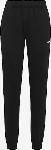 Pantalon Plein Sport en noir : devant