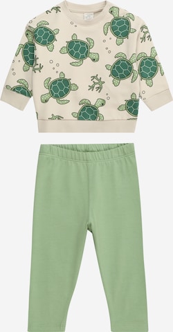 Lindex Set in Green: front