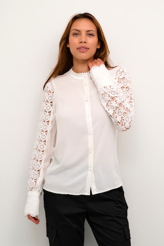 CULTURE Blouse 'Benton' in Wit: voorkant