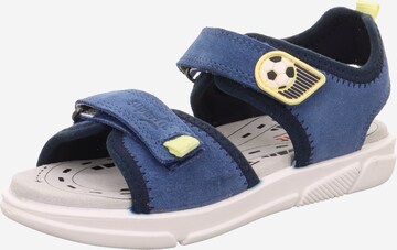 Chaussures ouvertes 'PIXIE' SUPERFIT en bleu : devant