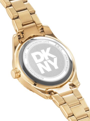 DKNY Analog Watch 'Chambers Glitz' in Gold