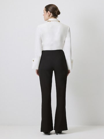 Regular Pantalon Touche Prive en noir