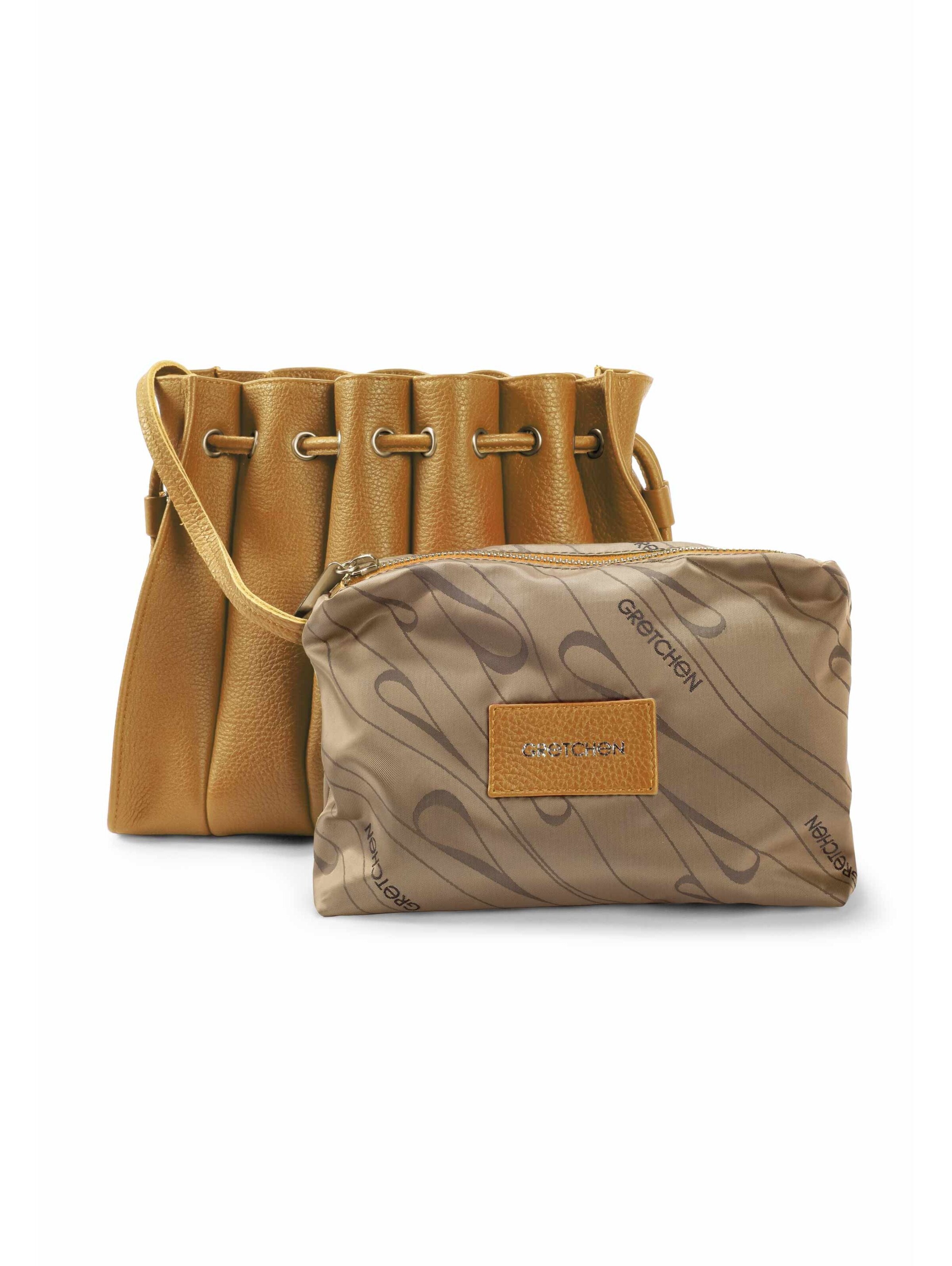 Gretchen Pouch 'Fan' in Orange