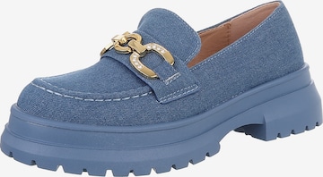 Ital-Design Slipper in Blau: Vorderseite