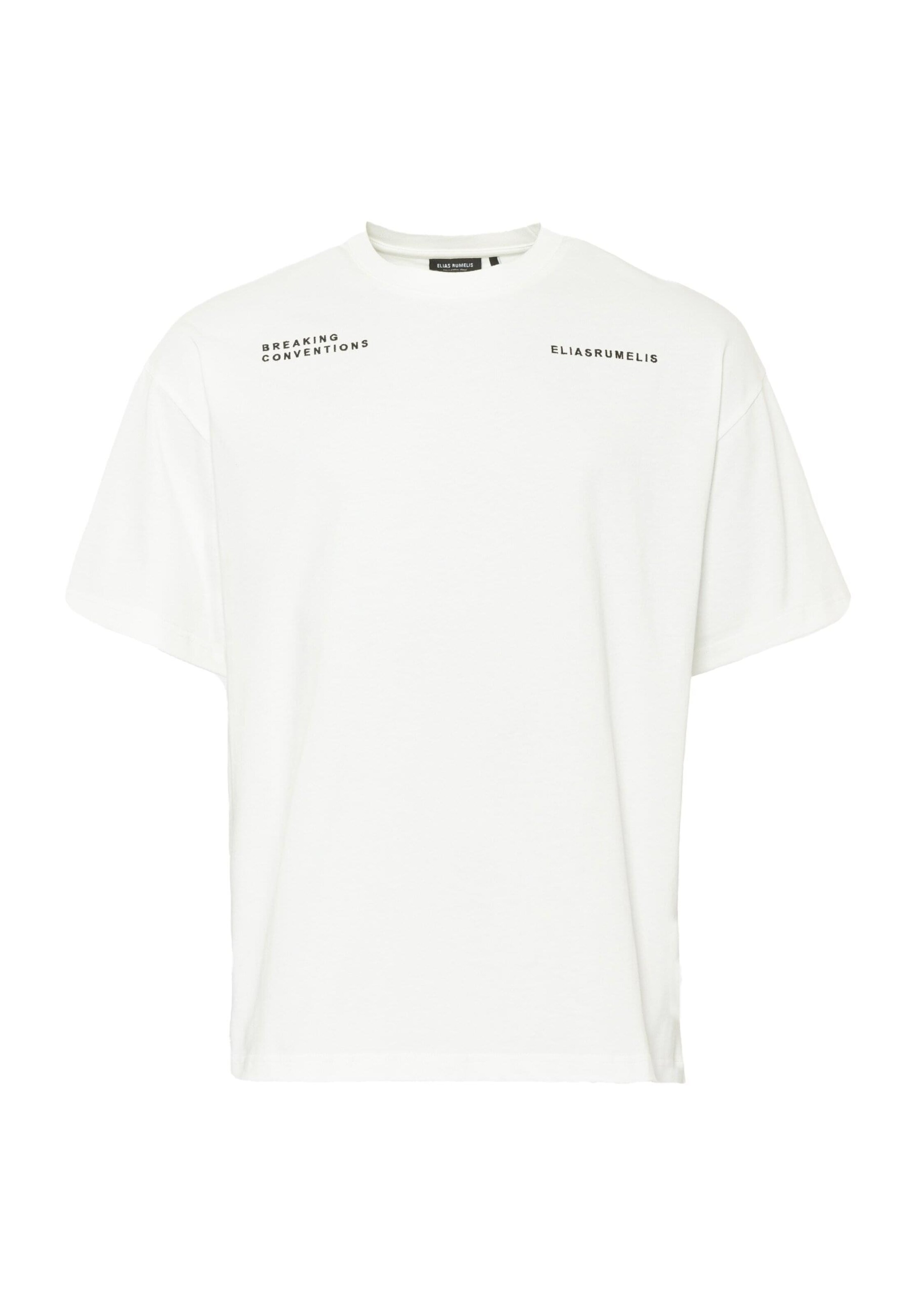 Maglietta 'Tucker' di Elias Rumelis in bianco: frontale