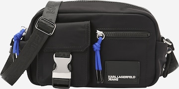 melns KARL LAGERFELD JEANS Pleca soma 'Street Camera': no priekšpuses