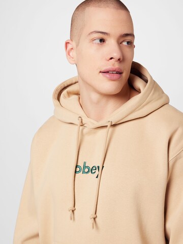 Obey Sweatshirt in Beige