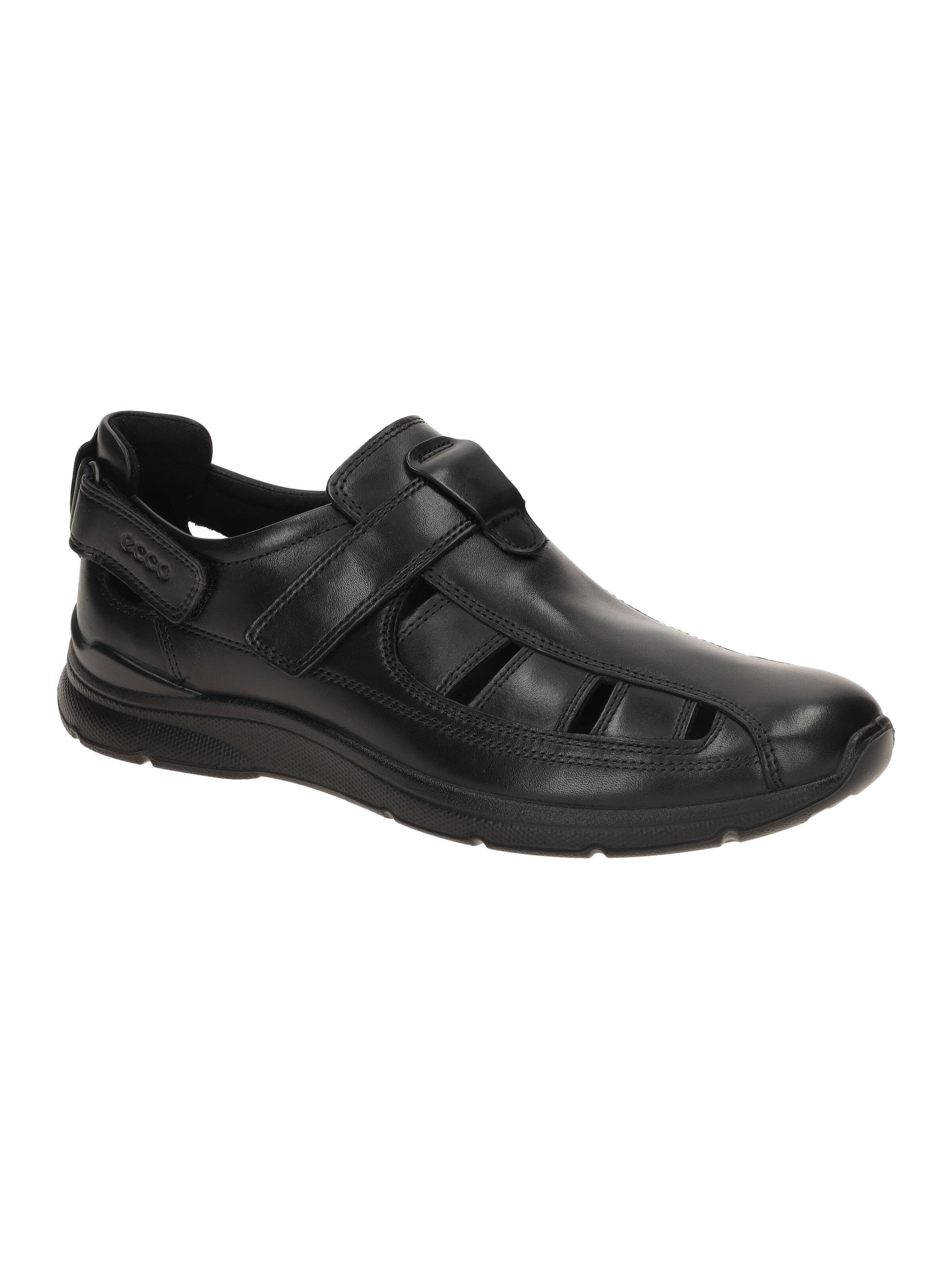 ECCO Sandals 'Irving Fisherman' in Black: front