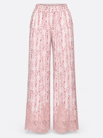 Wide Leg Pantalon Ombre en rose : devant