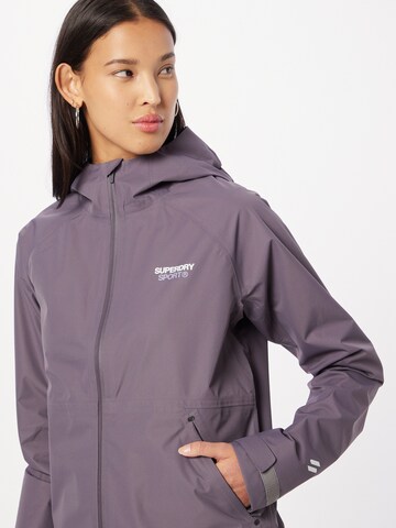 Superdry Athletic Jacket in Purple