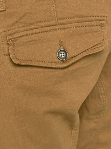 Effilé Pantalon cargo 'Paul Flake' JACK & JONES en marron