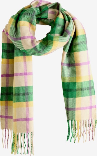 Šalikas iš Next, spalva – šviesiai geltona / tamsiai žalia / rožių spalva, Prekių apžvalga