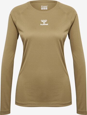 Hummel Performance Shirt in Brown: front