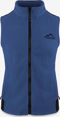 normani Sportbodywarmer 'Barrie' in Blauw: voorkant