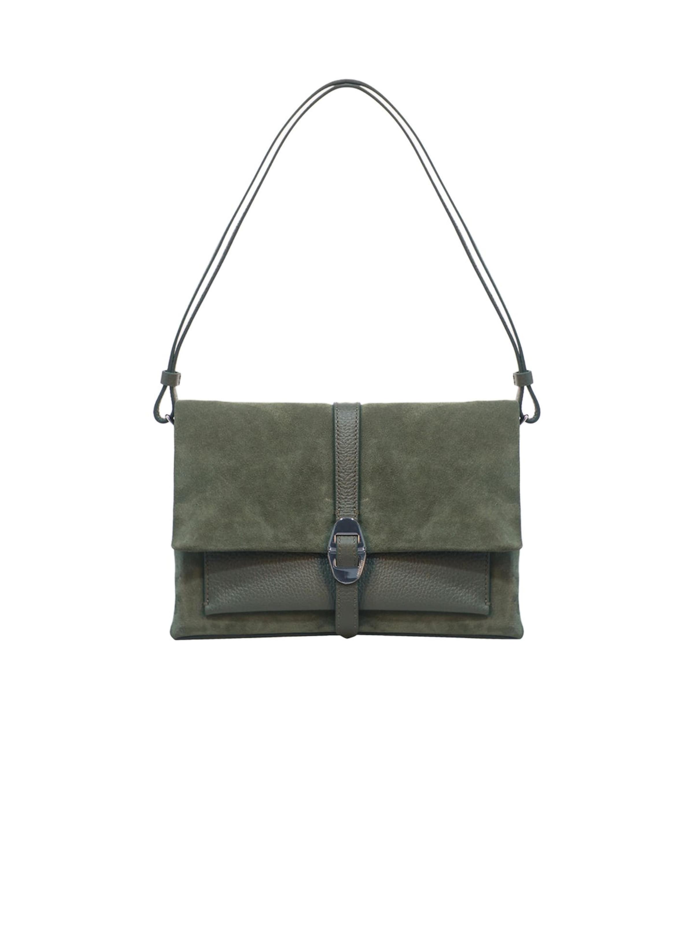 Borsa a spalla in One Size Coccinelle di colore verde sfumato, Visualizzazione prodotti
