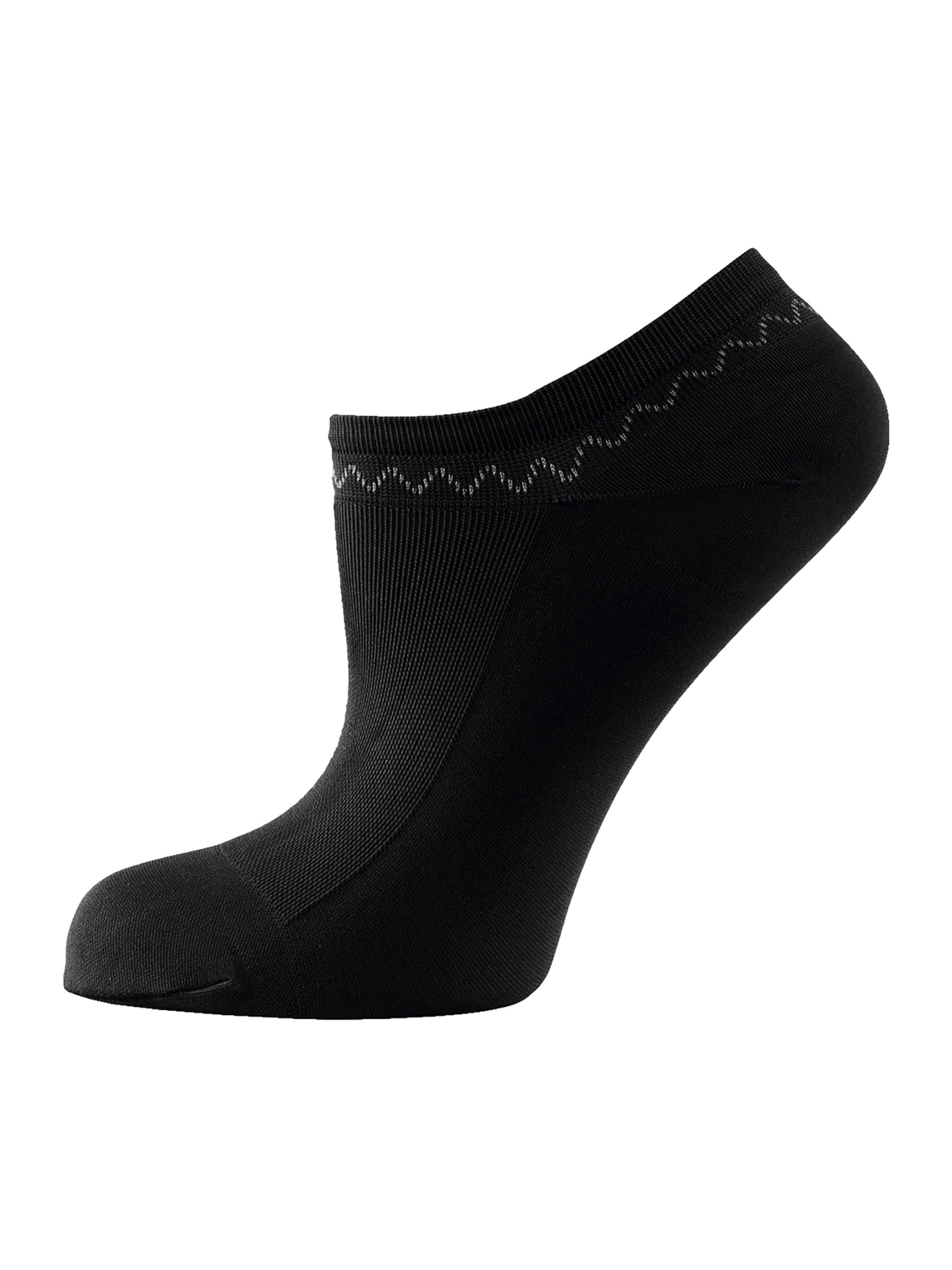 Nur Die Enkelsokken ' Schuhsöckchen ' in Zwart: voorkant