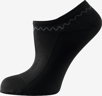 Nur Die Ankle Socks ' Schuhsöckchen ' in Black: front