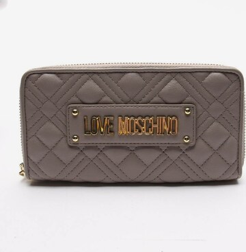 Love Moschino Small Leather Goods in One size in Grey: front