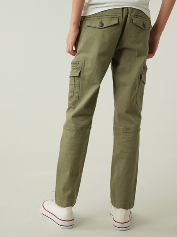 Deeluxe Slimfit Broek 'Danakil' in Groen