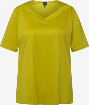 T-shirt Ulla Popken en vert : devant