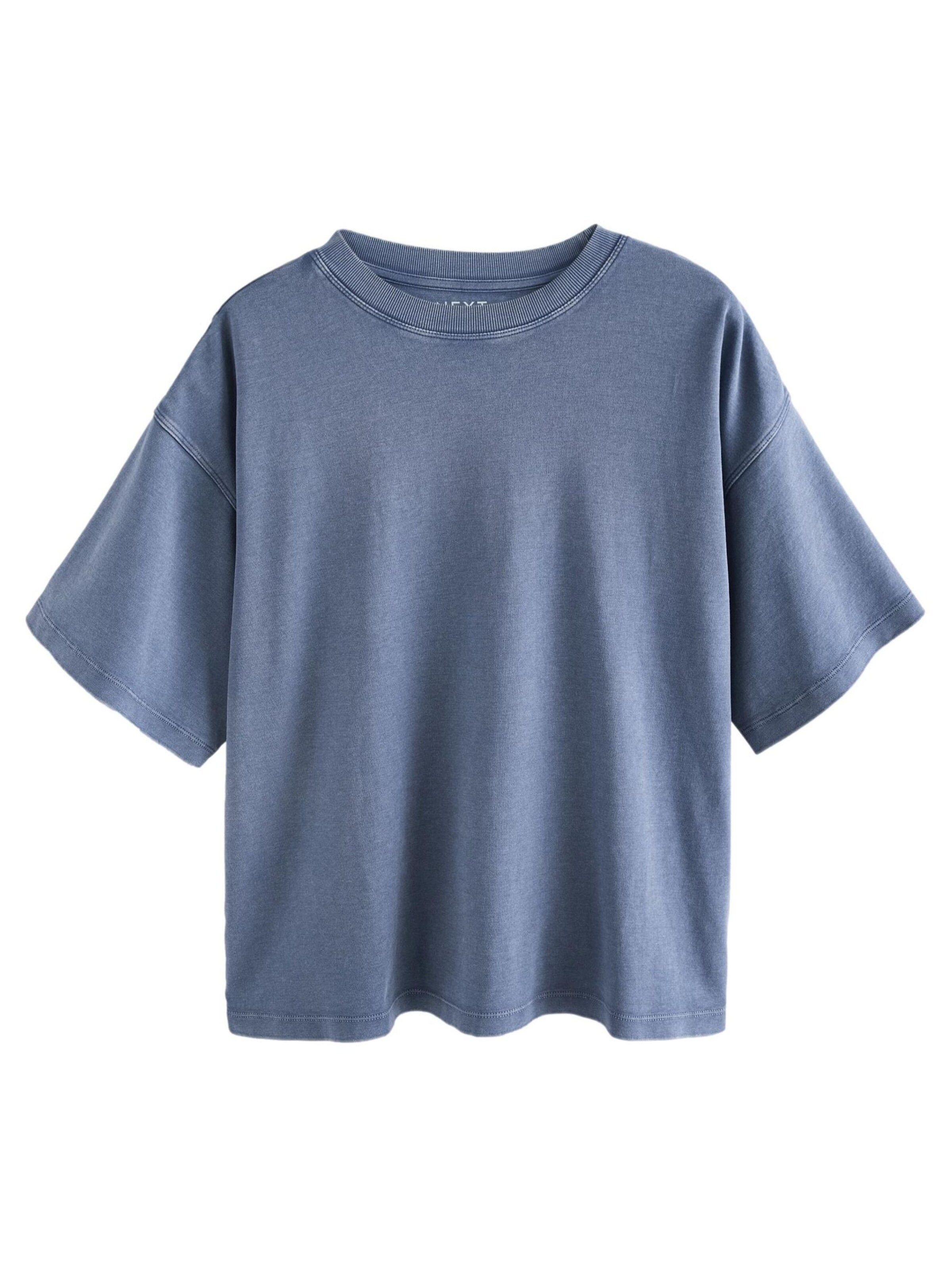 Next Shirt in Blau: Vorderseite