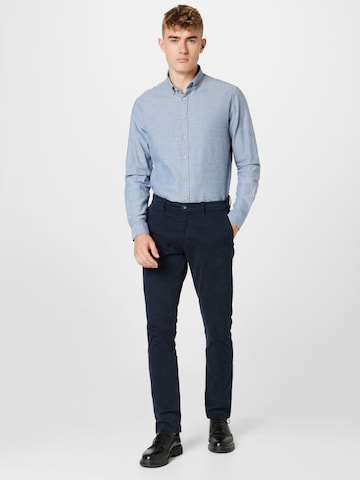 Coupe regular Chemise 'Dean Diego' Kronstadt en bleu