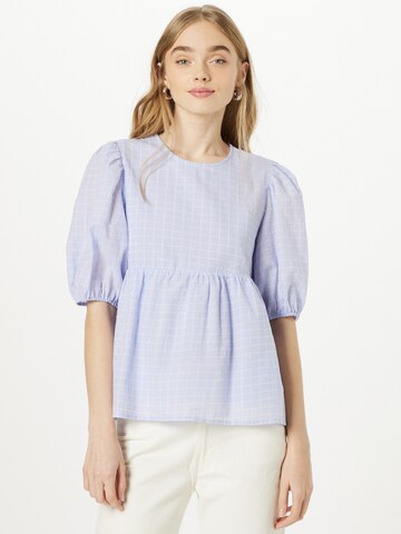 minimum Blouse 'BAHNY' in Blauw: voorkant