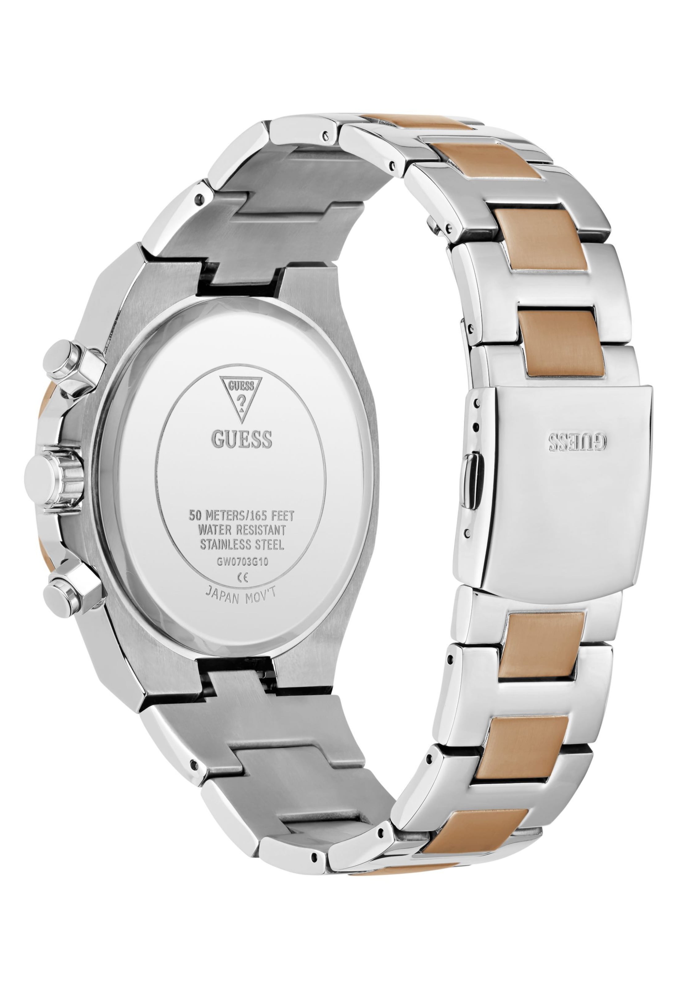 Orologio analogico 'EQUITY' di GUESS in argento