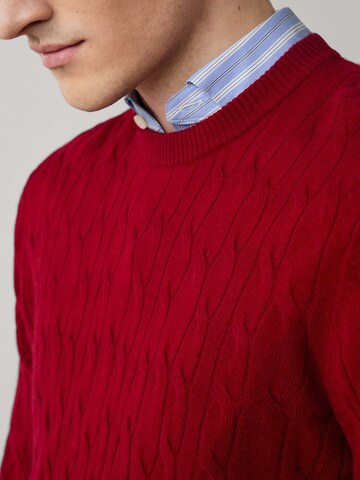 Pull-over Hackett London en rouge