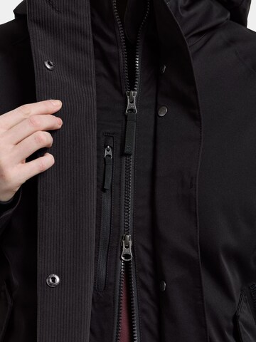 Didriksons Winterparka 'LUNA' in Schwarz