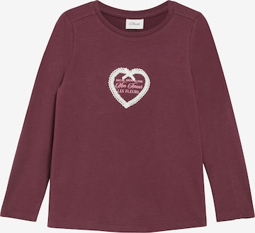 T-Shirt s.Oliver en rouge : devant
