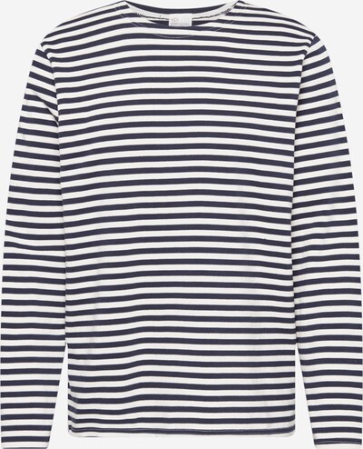 Nudie Jeans Co Shirt 'Charles' in de kleur Donkerblauw / Wit, Productweergave