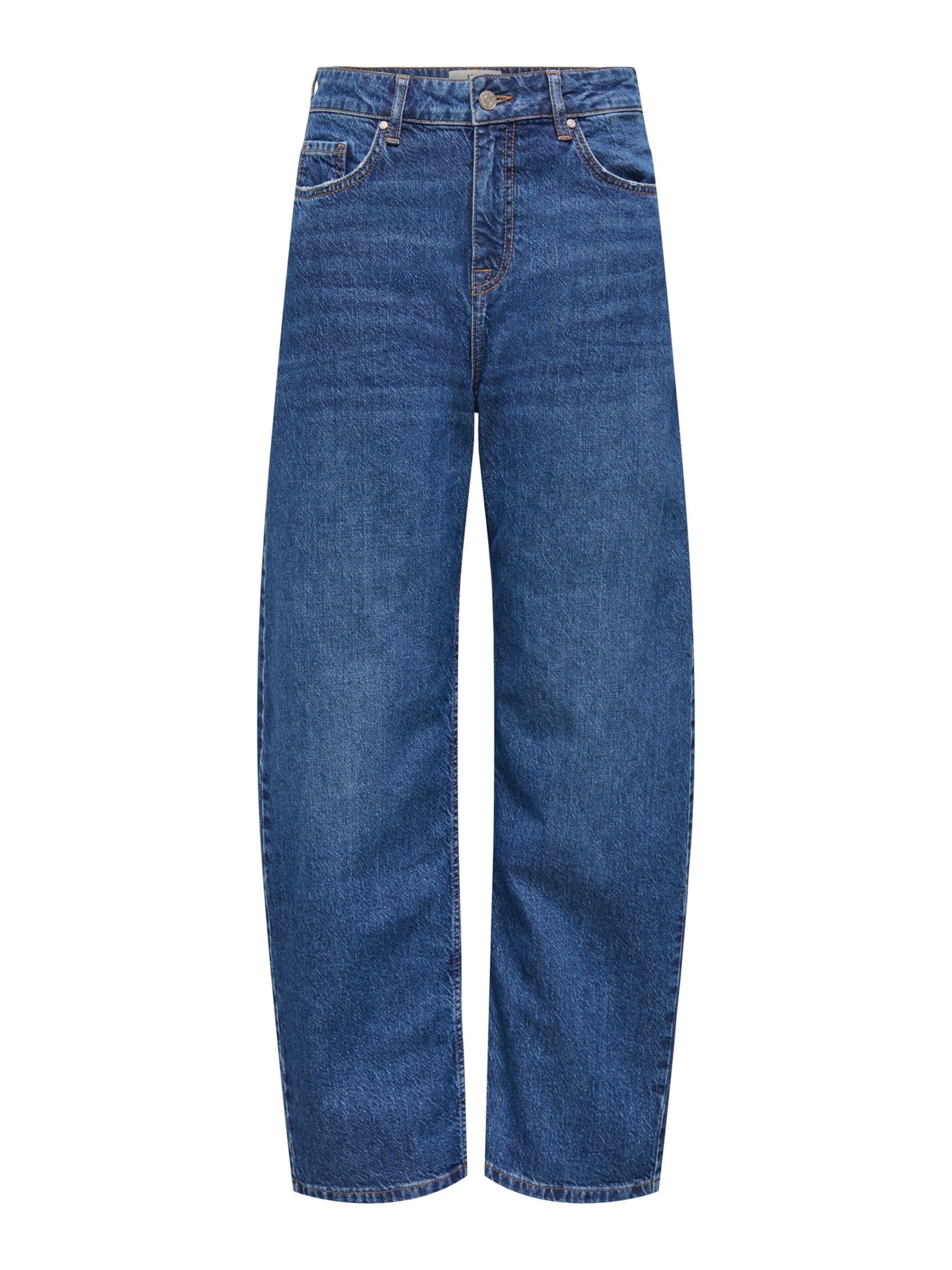JDY Petite Jean 'JDYBAILEY' en 24/28 en bleu, Vue avec produit