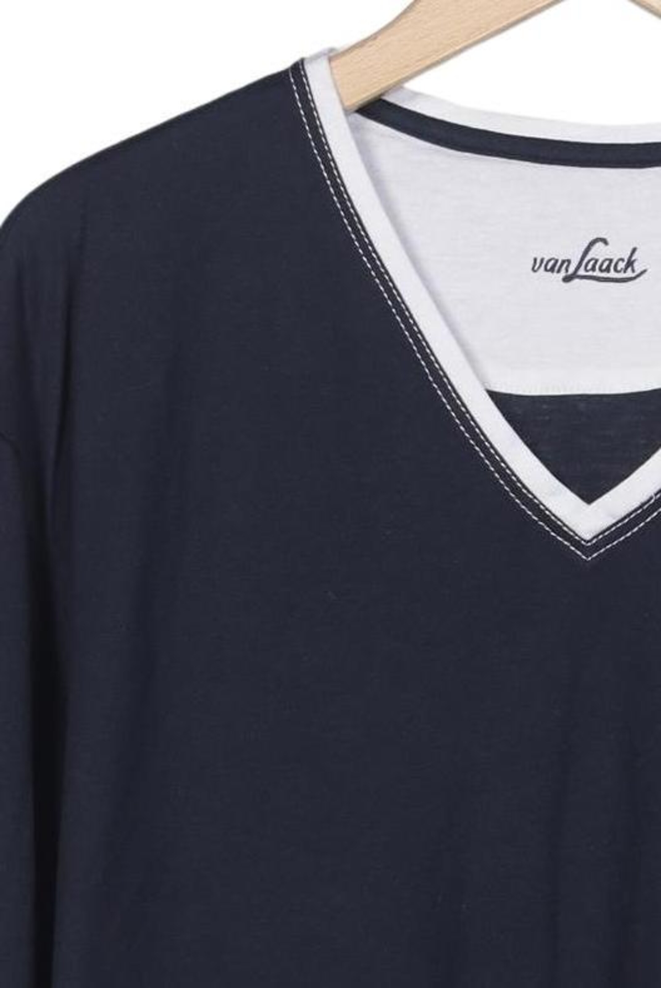 Van Laack Langarmshirt 4XL in Blau