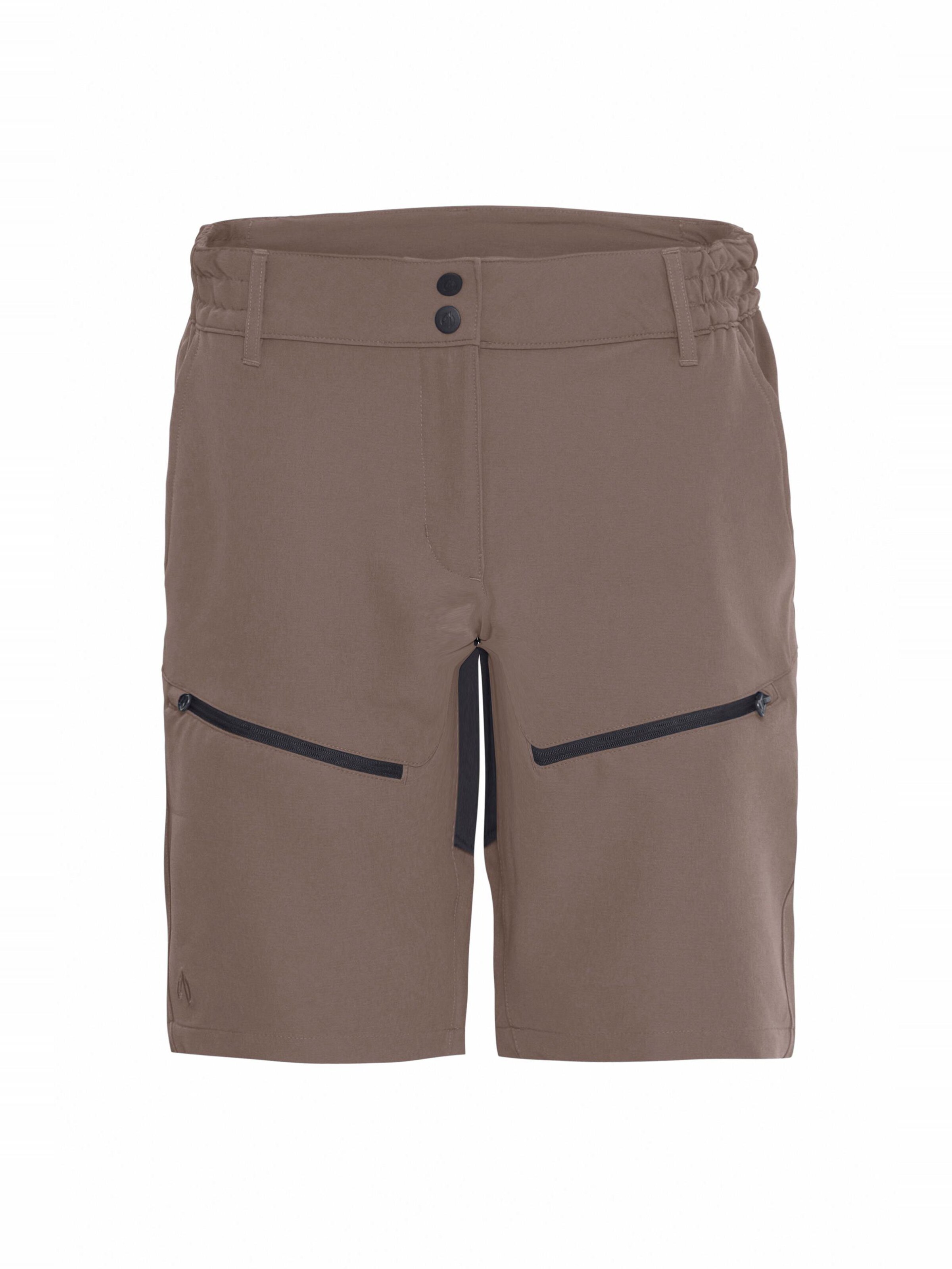 Regular Pantalon outdoor 'Ava' North Bend en marron : devant