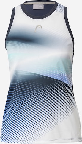 HEAD Sporttop in Blauw: voorkant