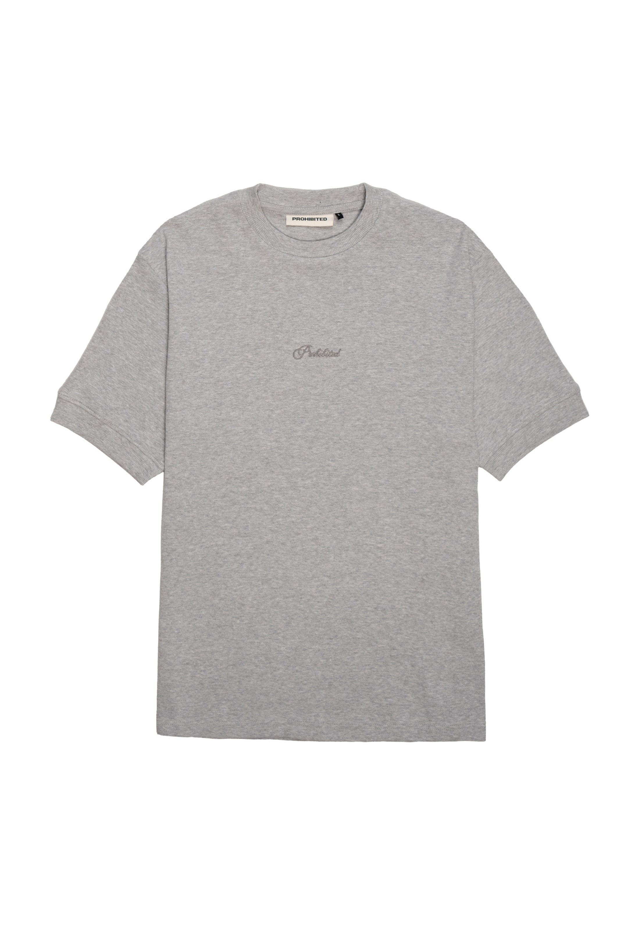 Prohibited - Camisa em cinzento: frente