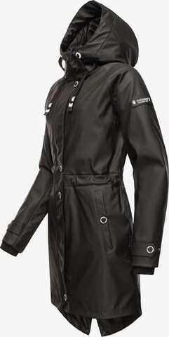 Manteau fonctionnel 'Rainy Flower' NAVAHOO en noir