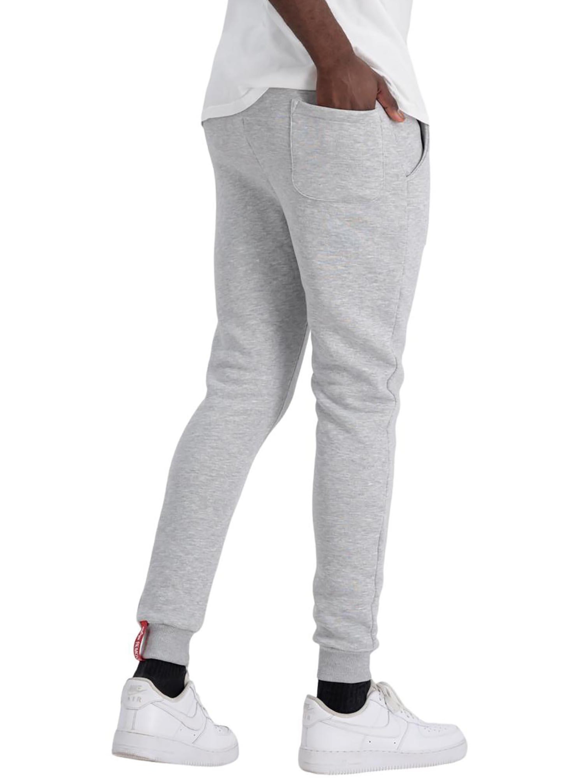 ALPHA INDUSTRIES Regular Pants 'Basic' in Grey