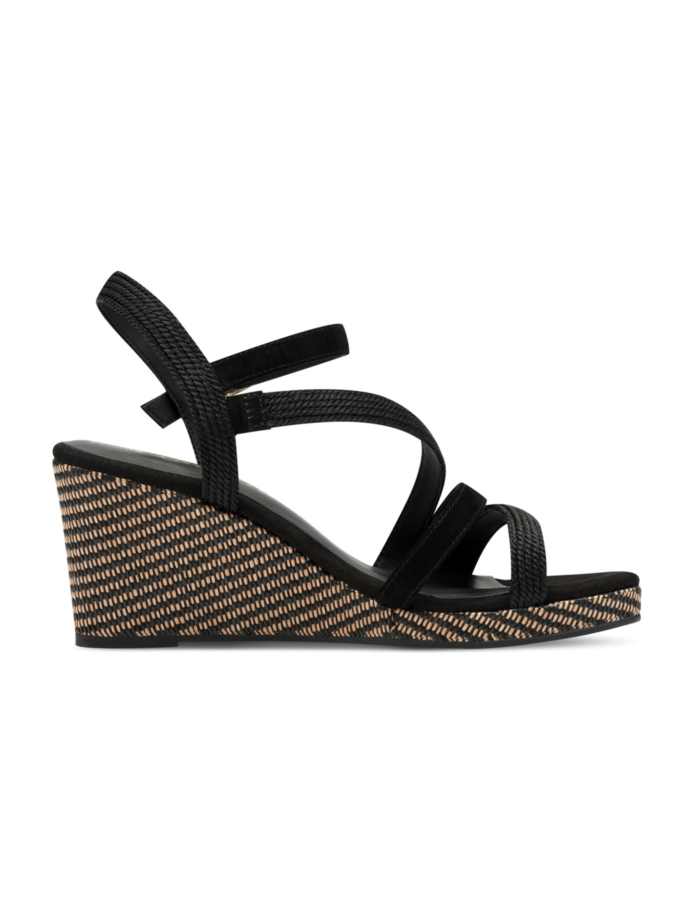 TamarisSandale s remenčićima - crna boja