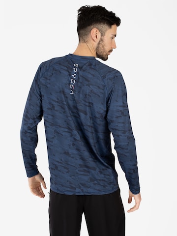 Spyder Functioneel shirt in Blauw