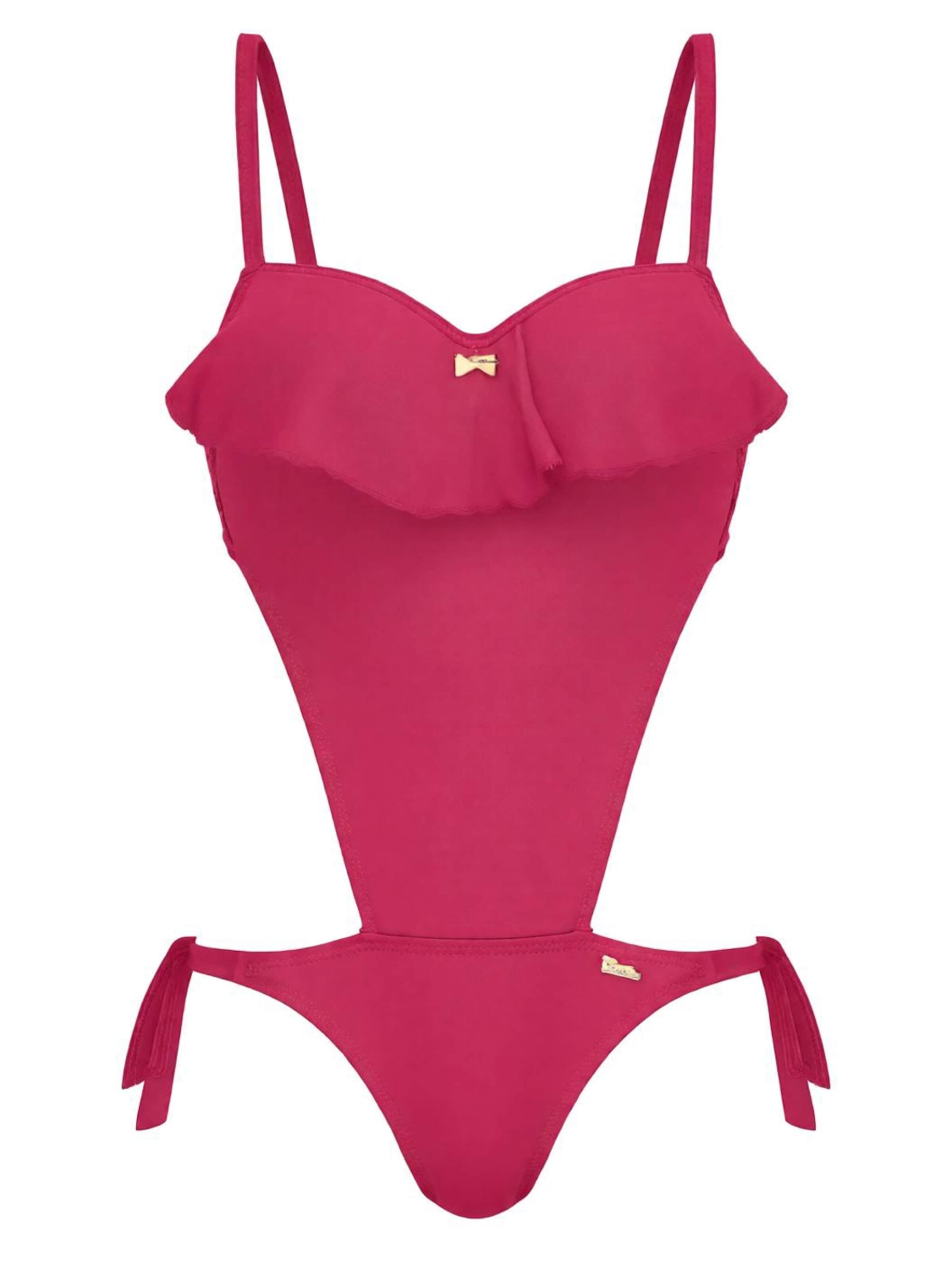 Marko Push-up Plavky 'Carmen M-468' – pink: přední strana