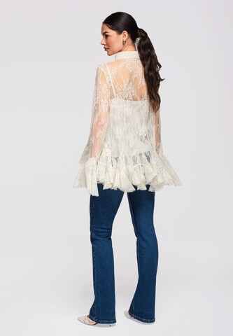 Ombre Bluse 'OW-SH-E0003' in Beige