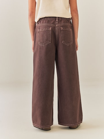 Wide leg Jeans di Next in marrone