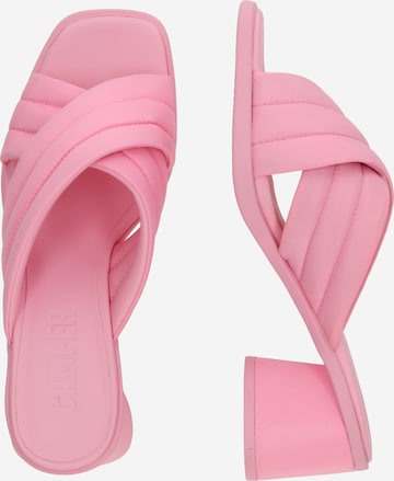 CAMPER Mules 'Kiara' in Pink: front