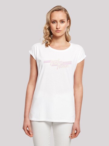 T-shirt 'Wonder Woman' F4NT4STIC en blanc : devant